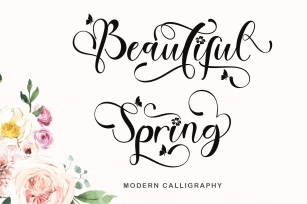 Beautiful Spring Font Download