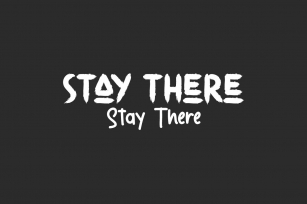 Stay There Font Download