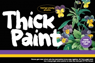 Thick Paint Font Download