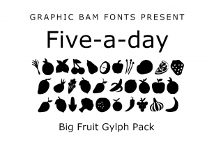 5-a-Day Font Download