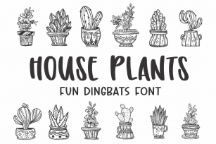 House Plants Font Download