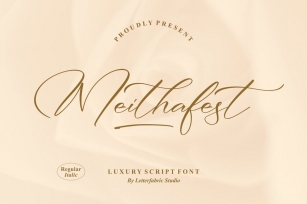 Meithafest Luxury Script Font Font Download