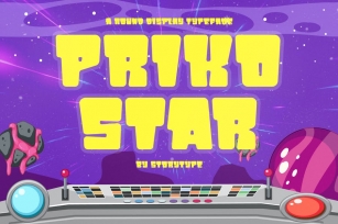 Priko Star Display Font Font Download
