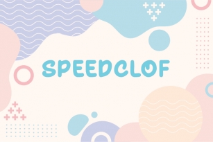 Speedclof Font Download