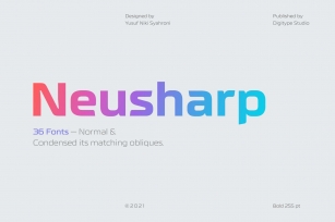 Neusharp Complete Family Font Download