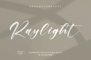 Raylight Signature Font Font Download