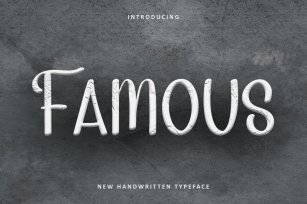 Famous Font Download