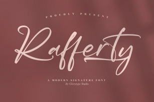 Rafferty Signature Font Font Download