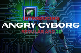 Angry Cyborg Font Download