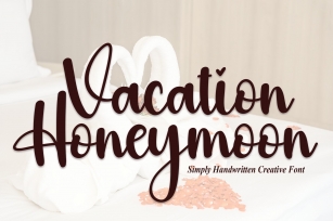 Vacation Honeymoon Font Download