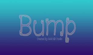 Bump Font Download