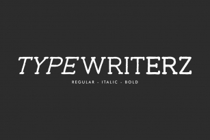 Typewriterz Font Download