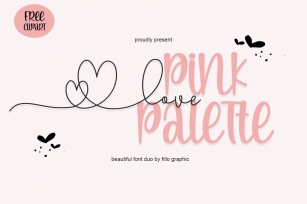 Love Pink Pallet Font Download
