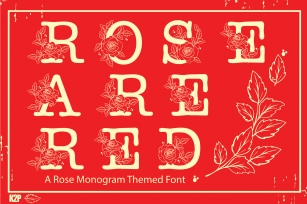 Rose Are Red Font Download