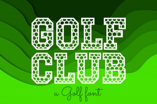 Golf Club Font Download