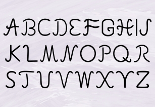 Cursive quirkly hand drawn font Font Download