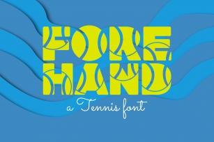 Forehand Font Font Download