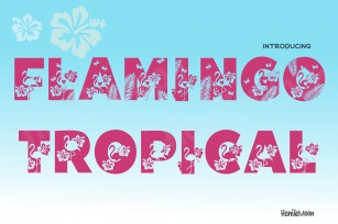 Flamingo Tropical Font Download