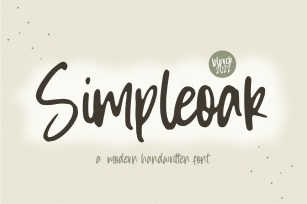 Simpleoak Modern Handwritten Font Download