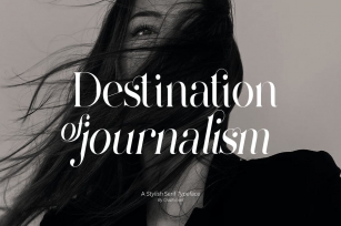 Destination Of Journalism Serif Font Font Download