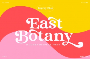 East Botany Font Download