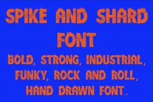 Spike and Shard font Font Download