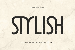 Stylish - Unique Ligature Font Font Download
