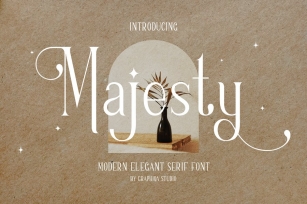 Majesty - Modern Elegant Serif Font Font Download
