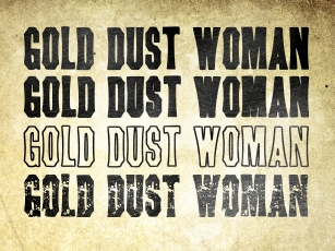 Gold Dust Woman Font Download