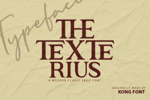 The Texterius Font Download