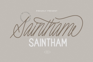 Saintham Font Download