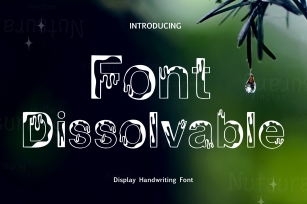 Dissolvable Alphabet Doodles Display Font Download