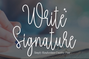 Write Signature Font Download