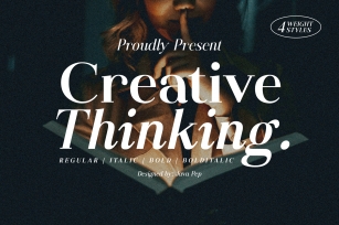 Creative Thinking Font Download
