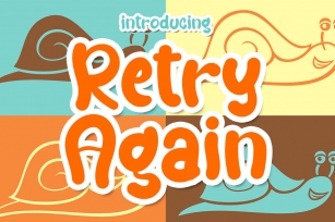 Retry Again Font Download