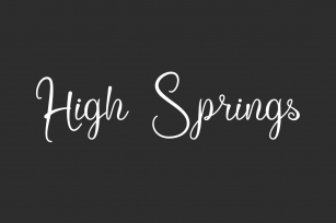 High Springs Font Download
