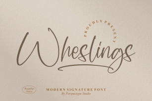 Wheslings Font Download