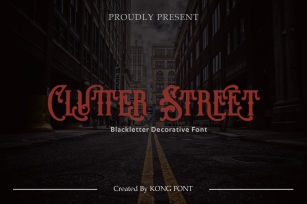Clutter Street Font Download
