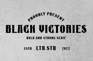 Black Victories Font Font Download
