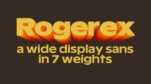 Rogerex Font Download
