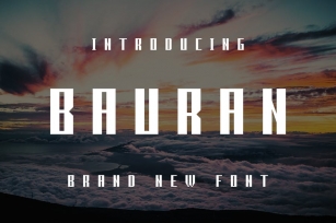 Bauran Font Font Download