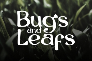 Bugs and Leafs Font Font Download