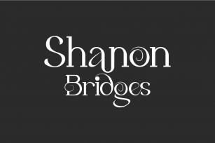 Shanon Bridges Font Download