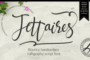 Jettiares Script Font Download