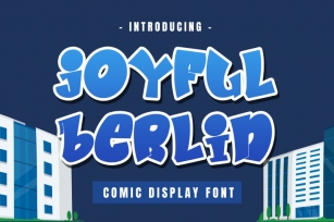 Joyful Berlin - Comic Display Font Font Download