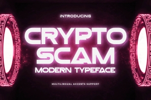 Crypto Scam Font Download