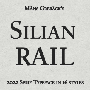 Silian Rail Font Download