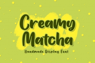 Creamy Matcha Font Download