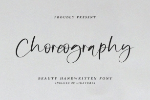Choreography Font Download