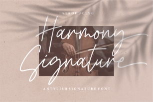 Harmony Signature Font Download